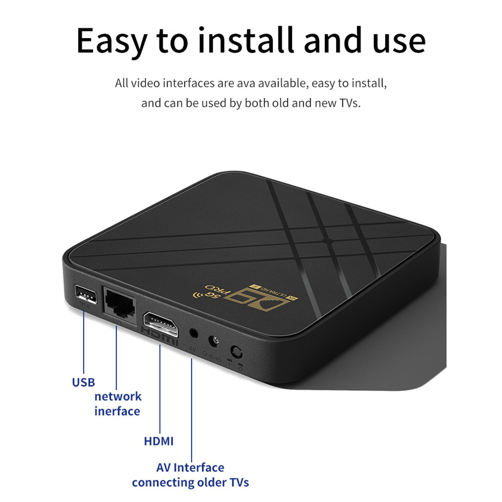 D9 Pro 2.4G/5G Android 10.0 Media Player 4K Video TV Receiver