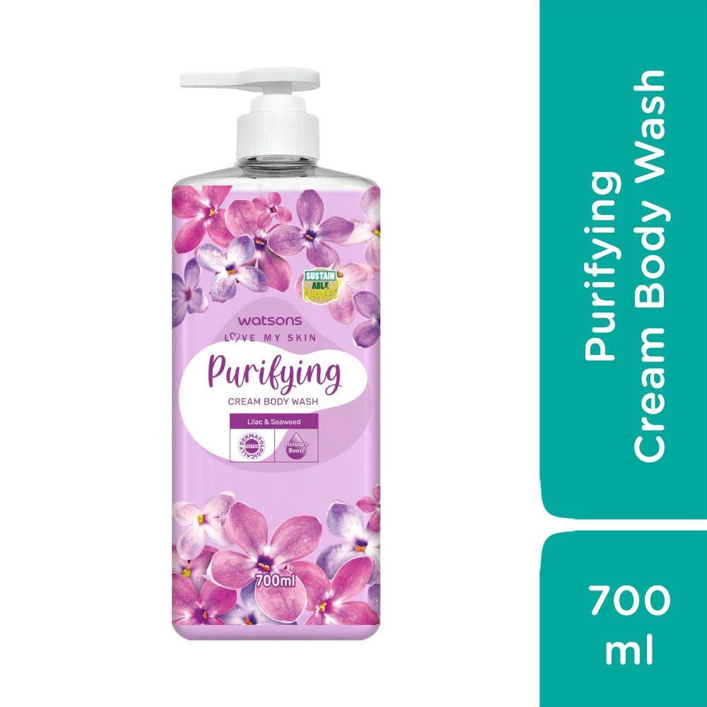 Kem Tắm Watsons Love My Skin Purifying Cream Body Wash 700ml