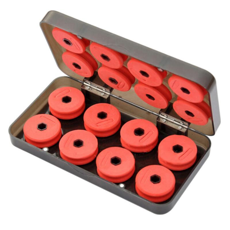 16pcs Foam Spools Line Box Winding Board Fishing Line Shaft Fishing Lure Hook Rig Bait Storage Case Pesca Fishing Tackle Box 8