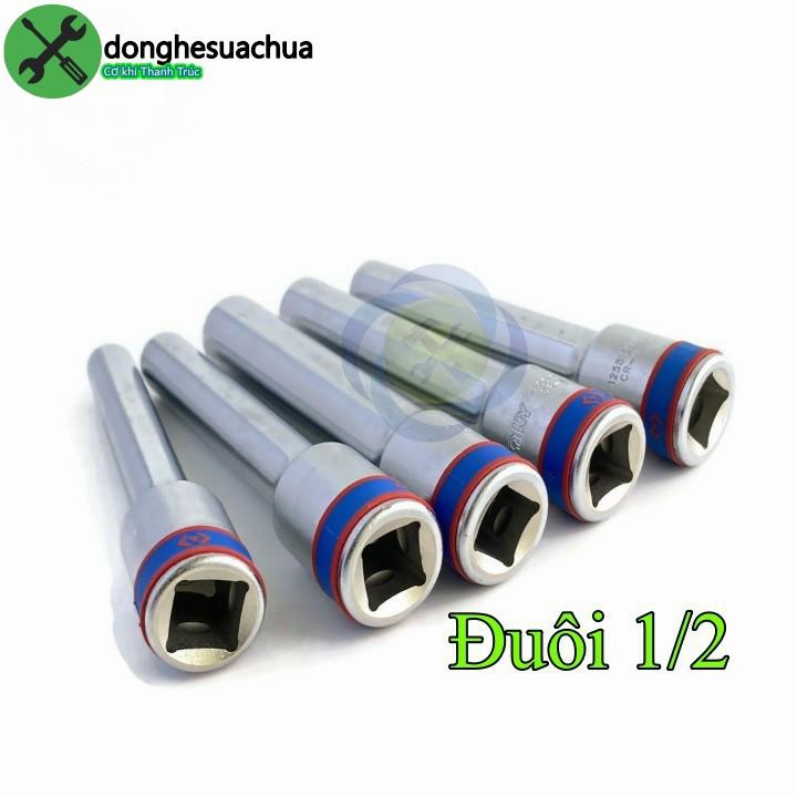 Bộ tuýp 1/2 loại dài 120mm Kingtony 4255 có 5 cái 08-10-12-13-14mm