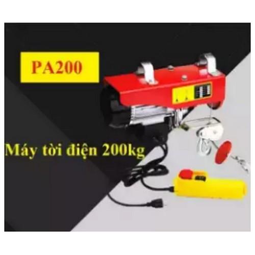 tời điện 200kg 12m Tính linh hoạt cao, kết cấu gọn, kích thước nhỏ và công suất nâng và kéo lớn