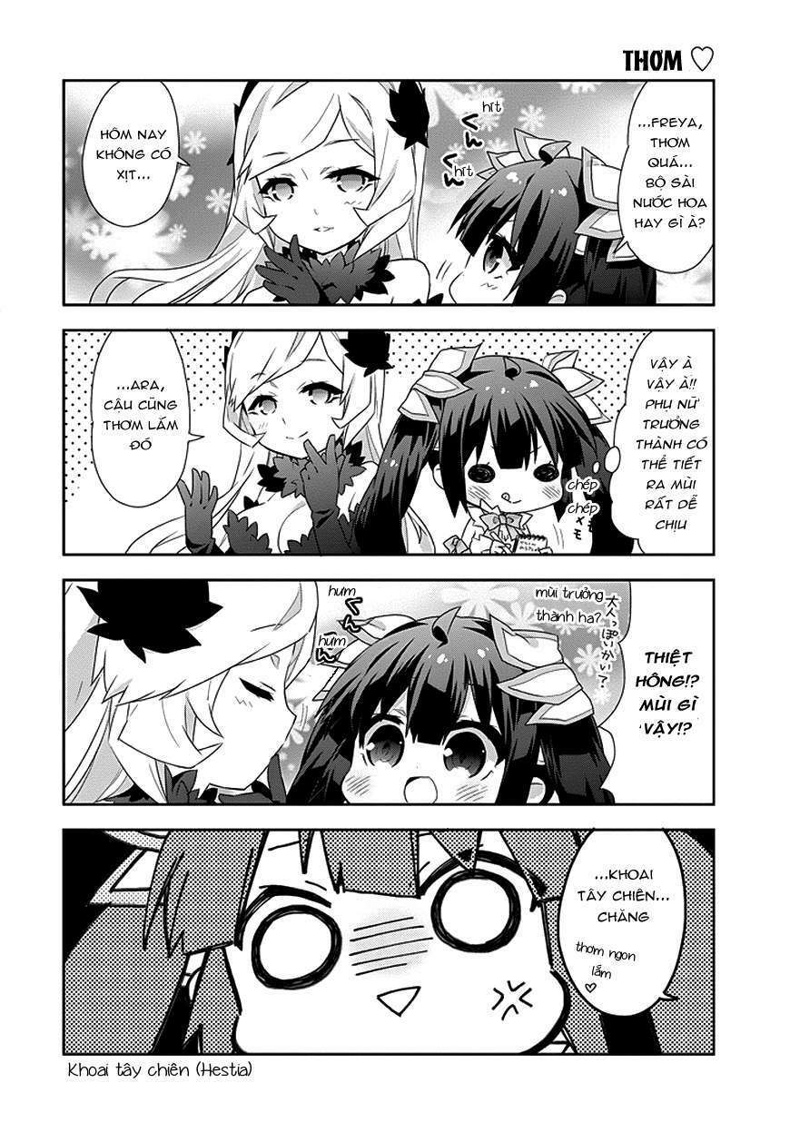 dungeon ni deai o motomeru no wa machigatte iru darou ka 4koma - days of goddess chapter 4 9