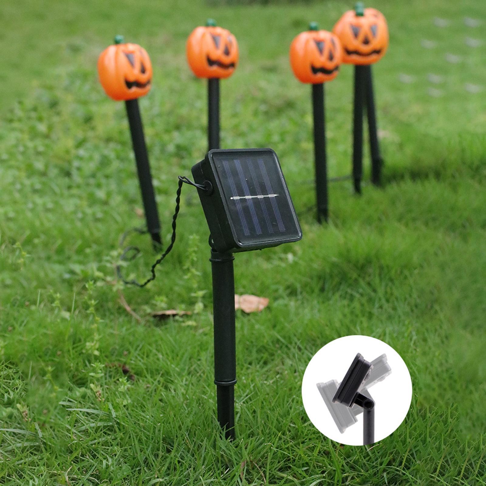 Solar Path Lights Outdoor Waterproof Halloween Decorations Outside Garden Lights Pathway for Garden Yard Landscape Patio Path