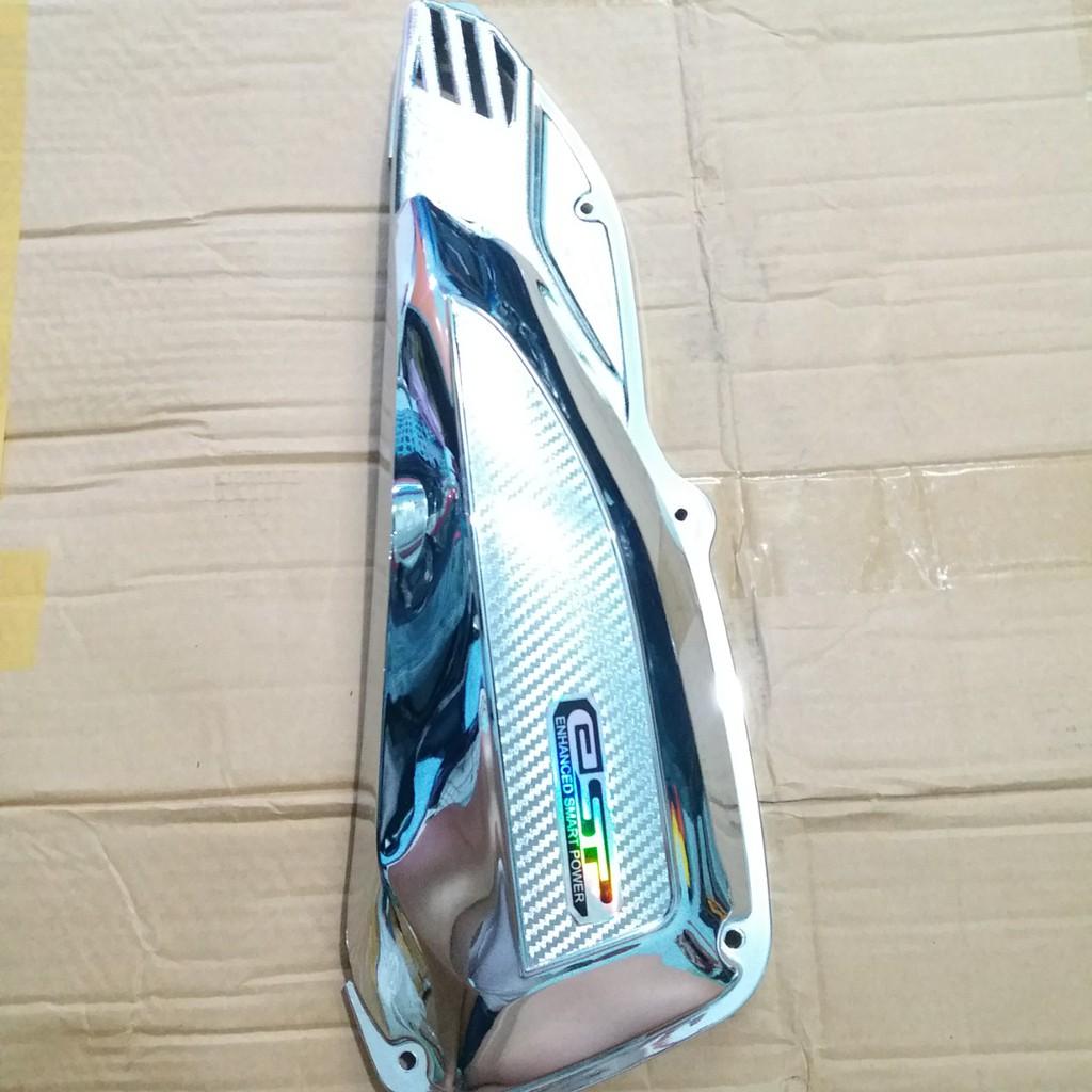 Combo 3 món che pô + bầu e + quạt gió mạ crom dành cho xe Vision 2014 - 2019
