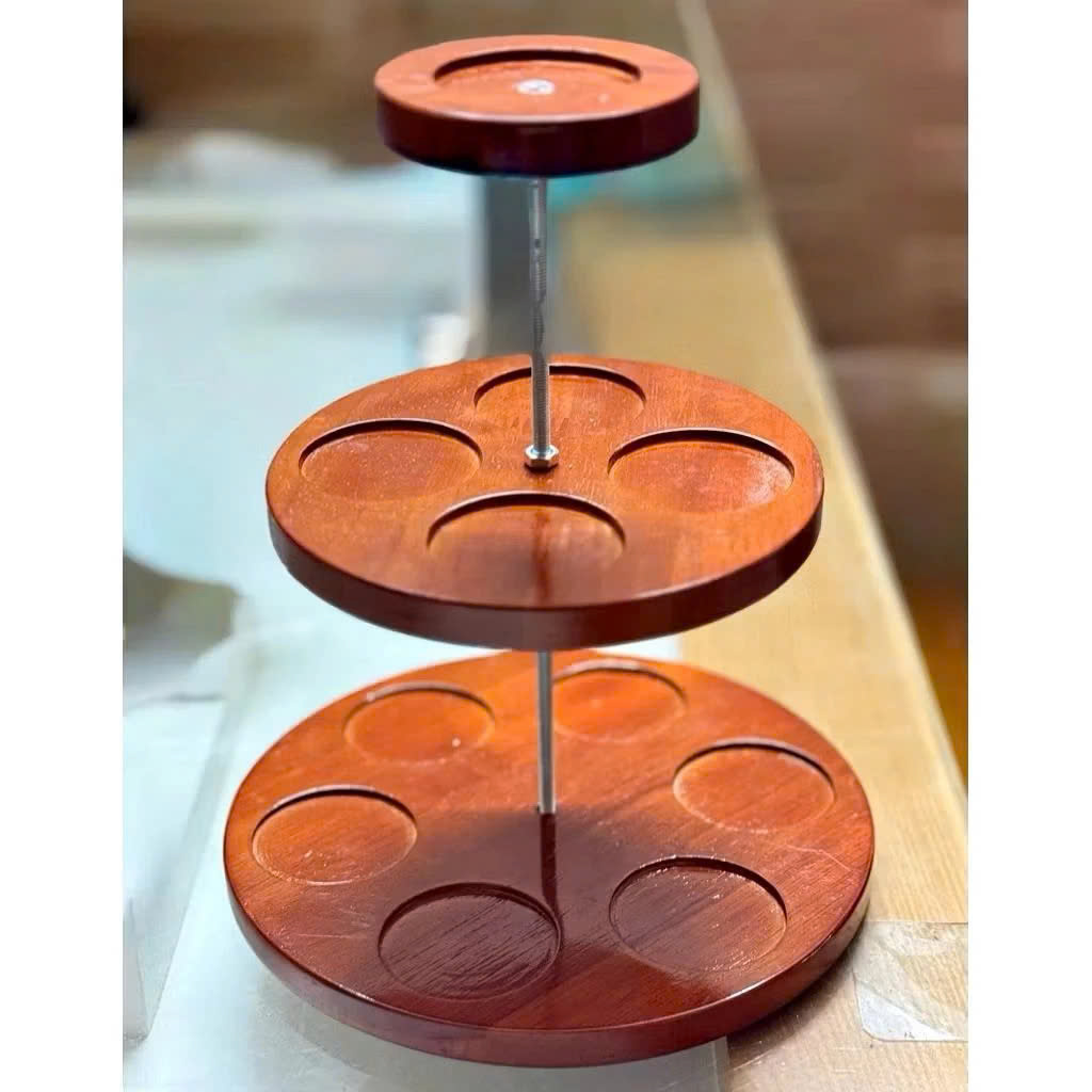 Tháp Bia Gỗ 3 Tầng Cao Cấp – Kệ Bày Bia Nước Ngọt Trang Trí Ban Thờ Lễ Tết Sang Trọng, Tiện Lợi - HÀNG CHÍNH HÃNG MINIIN