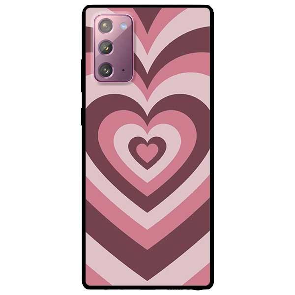 Ốp lưng dành cho Samsung Galaxy Note 20 / Note 20 Ultra - Tim Cầu Vồng Hồng Nhạt