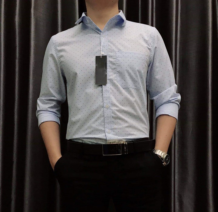 SƠ MI NAM DÀI TAY COTTON LỤA MỀM MẠI