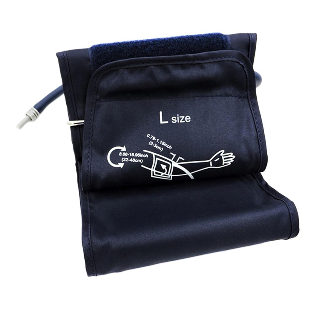 2 Pcs Large Arm Blood Pressure Cuff Monitor Replacements For Adult Blue