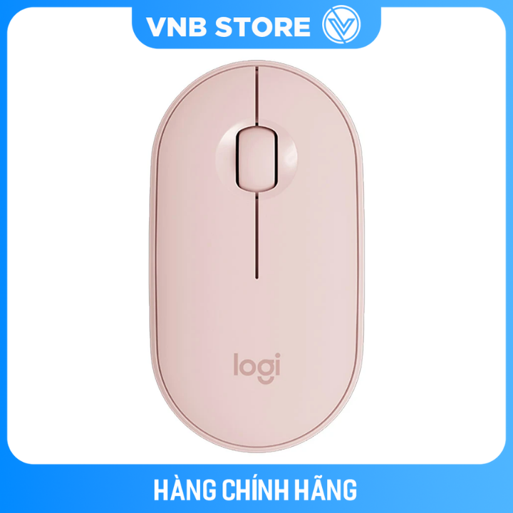 Chuột không dây Logitech Pebble M350 kết nối Bluetooth, USB Receiver có thể dùng cho Mac - Hàng Chính Hãng