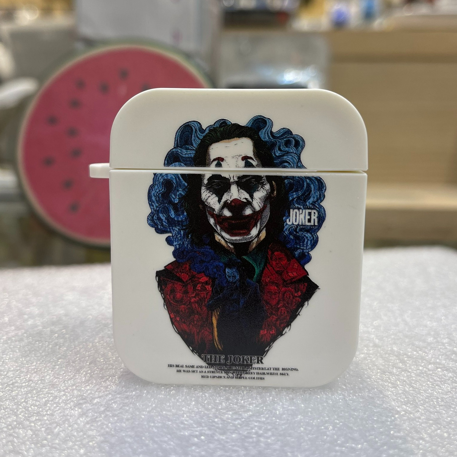 Bao Case Silicon Cho Tai Nghe Apple AirPods 1 / AirPods 2 - Joker Màu Trắng