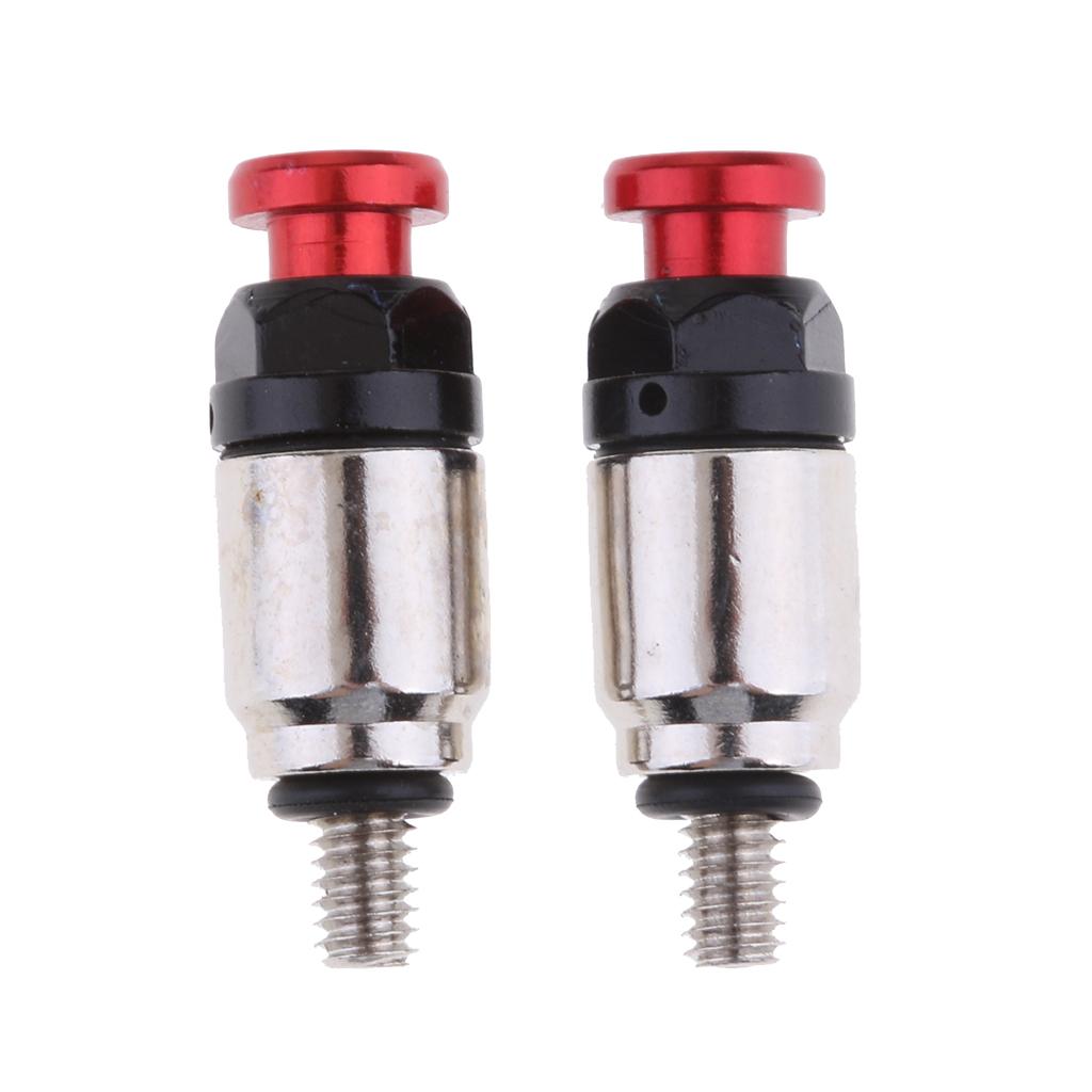 Blue M4 x 0.7mm Dirt Bike Fork Air Bleeder Pressure Relief Valve for