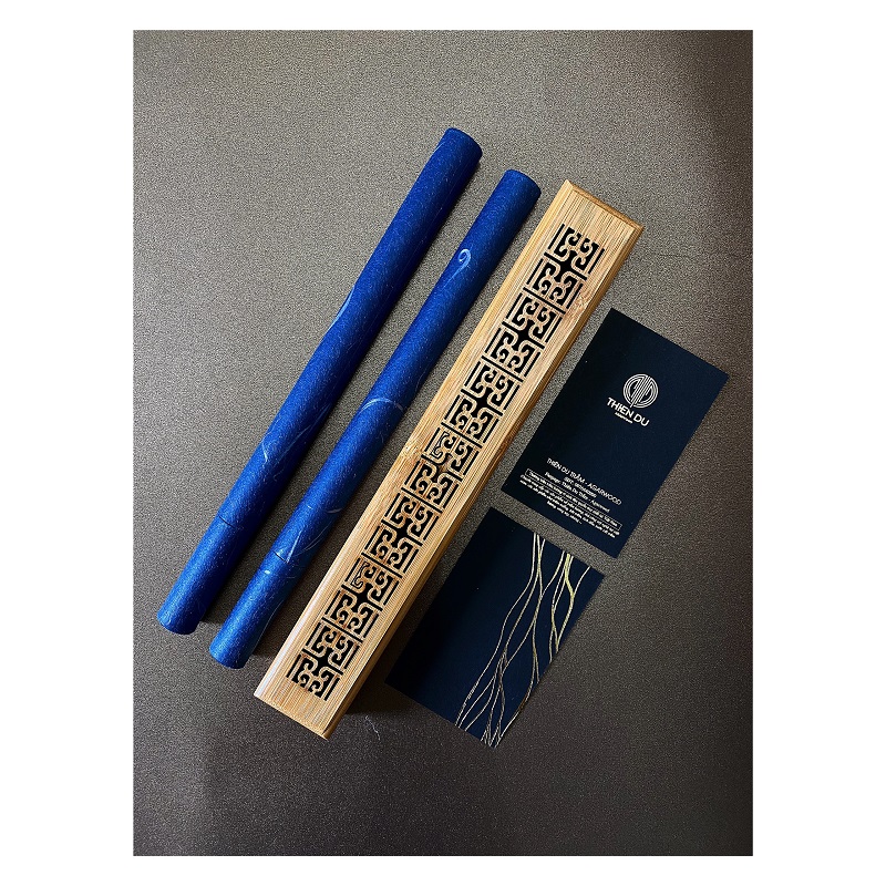 Nhang Không Tăm Trầm Hương Vi Sinh Organic – Agarwood Organic Incense Stick – Nguyên Liệu Tự Nhiên, An Toàn Cho Sức Khỏe