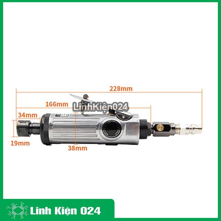 Bộ Máy Mài Hơi Mini Cầm Tay Die Grinder 8206 Trục Kẹp 3mm/6mm