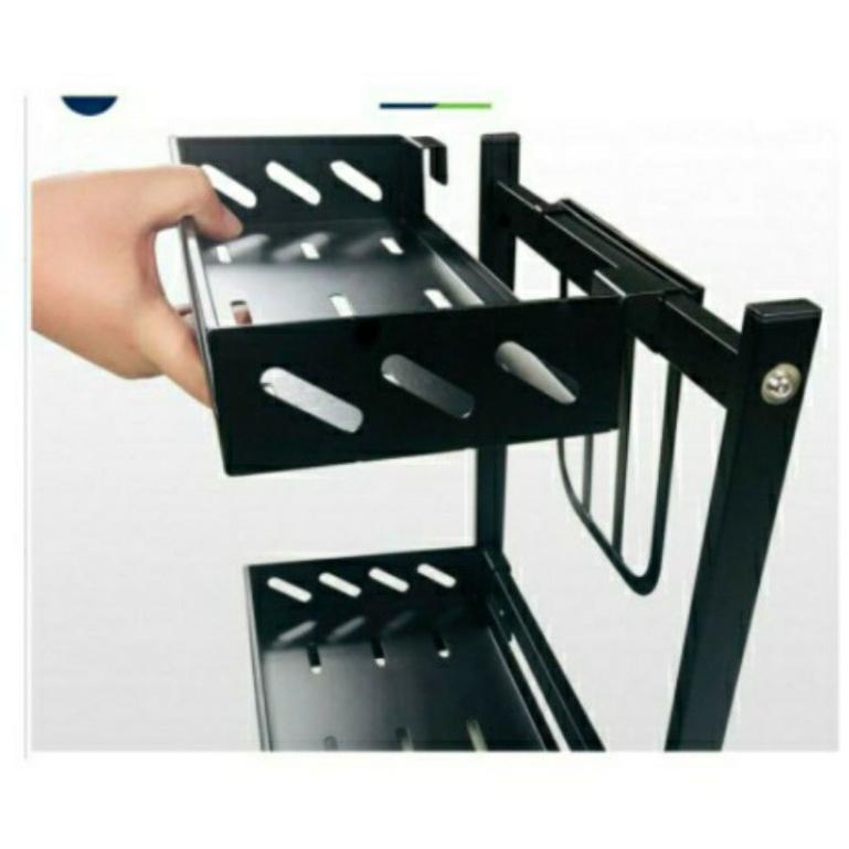 Kệ gia vị inox 2 ,3 tầng sơn tĩnh điện - Kệ đựng gia vị 2 , 3 tầng cao cấp