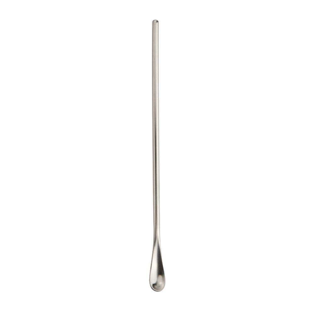Stainless Steel Coffee Mixing Spoon Cocktail Stirring Stick Tableware Silver