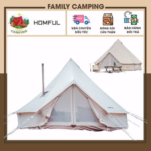 Lều cắm trại Mông Cổ sang trọng ngoài trời HOMFUL