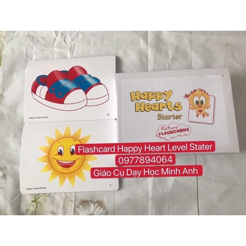 Flashcards Happy Heart Stater -1-2 đủ bôk ️Thẻ dạy Tiếng Anh cực đẹp️