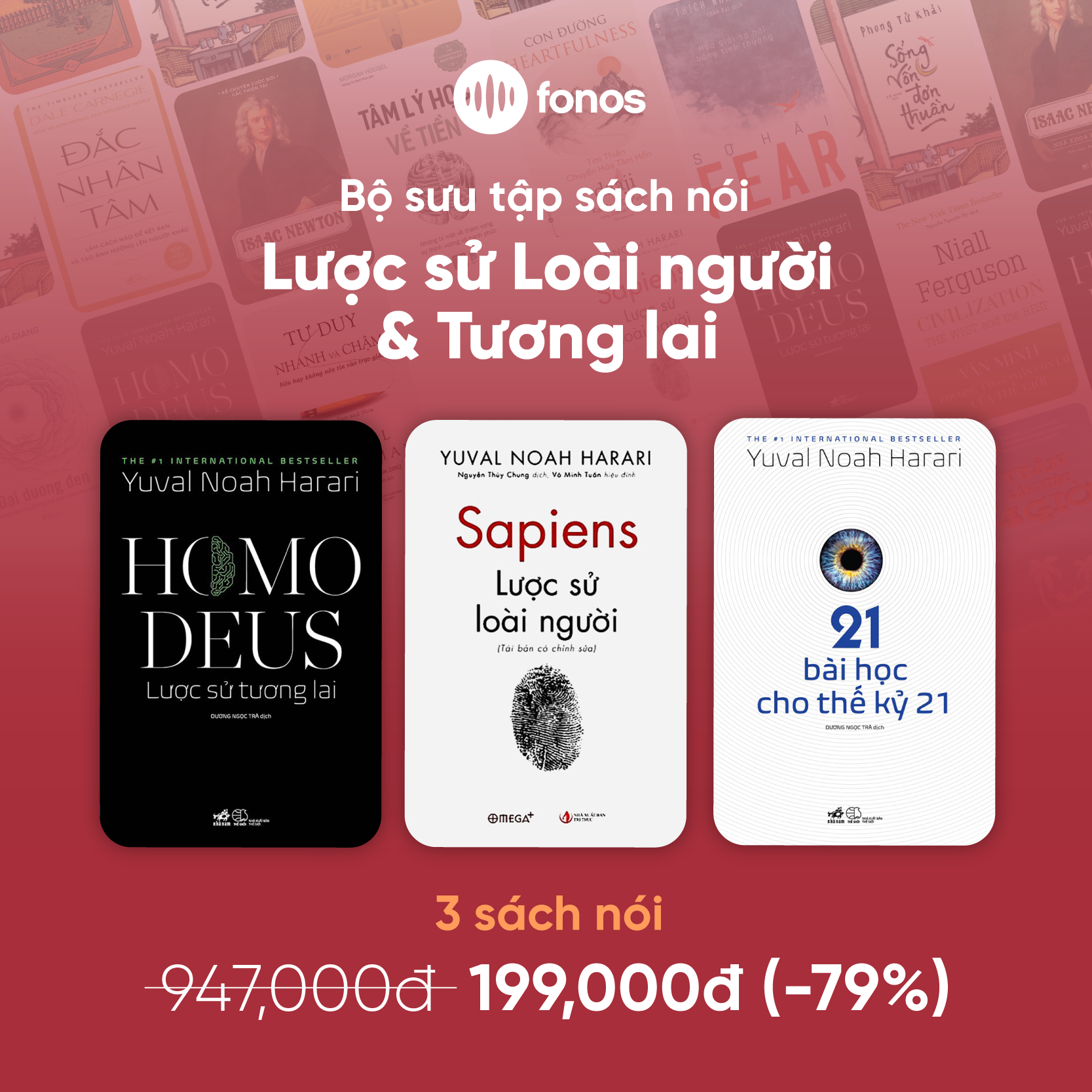 Sách nói: Bộ sách Lược Sử Loài Người Và Tương Lai