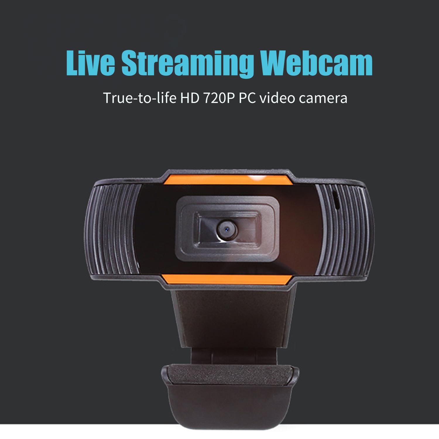 Webcam Camera Qua Usb Có Thể Xoay 360 Độ Cho Pc Máy Tính Xách Tay Trực Tiếp Hội Nghị Truyền Hình Có Đầu Thu Micro 720P