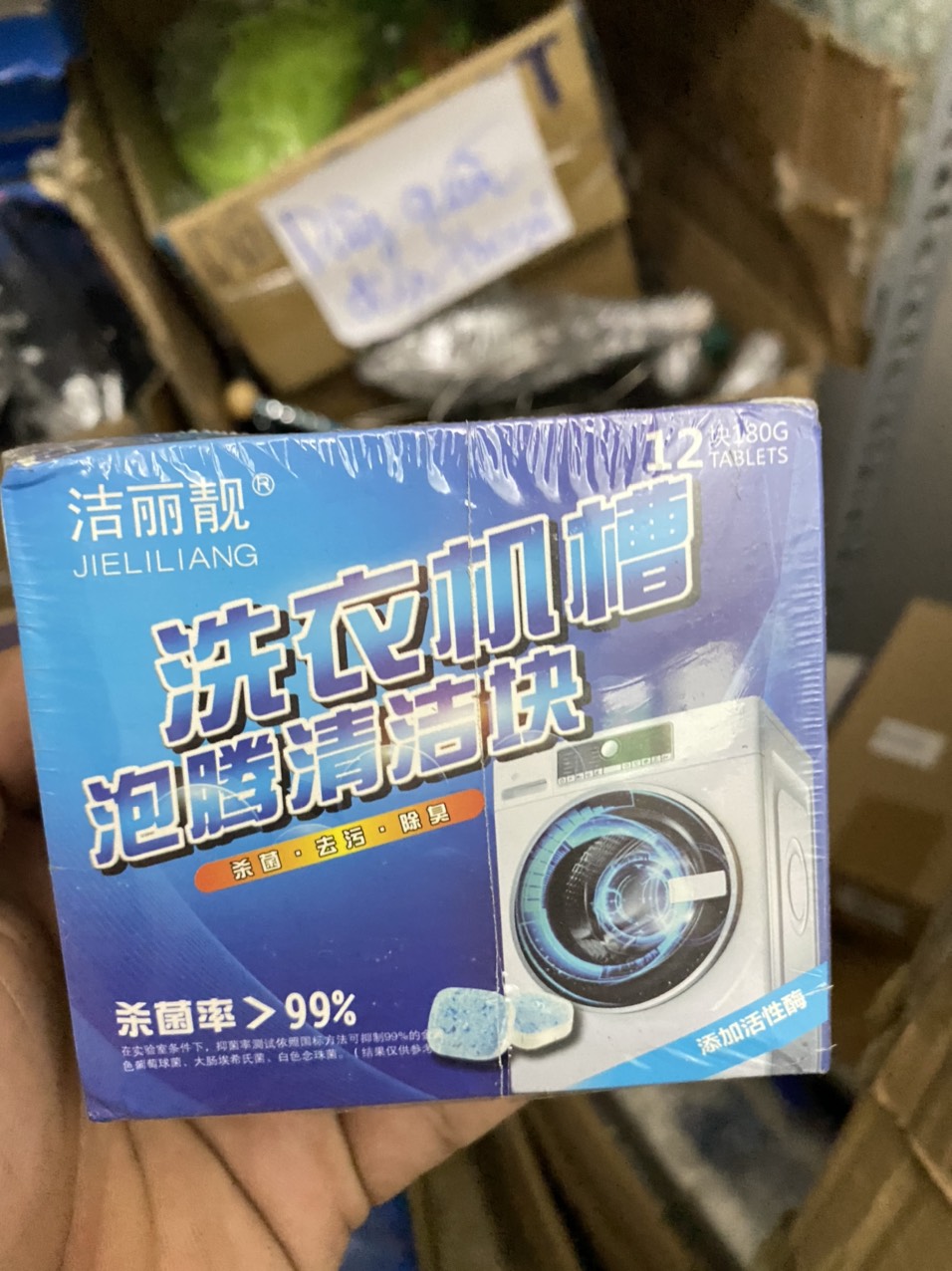 Viên Tẩy Vệ Sinh Lồng Máy GiặtI Diệt khuẩn và Tẩy chất cặn Lồng máy giặt hiệu quả- JL