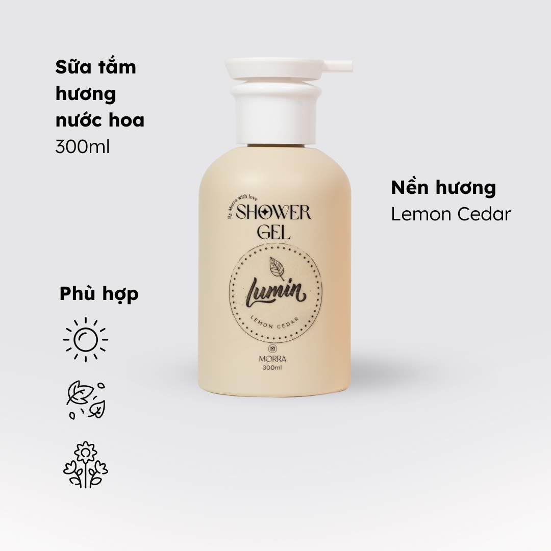 Morra Vietnam sữa tắm Lumin Lemon Cedar 300ml