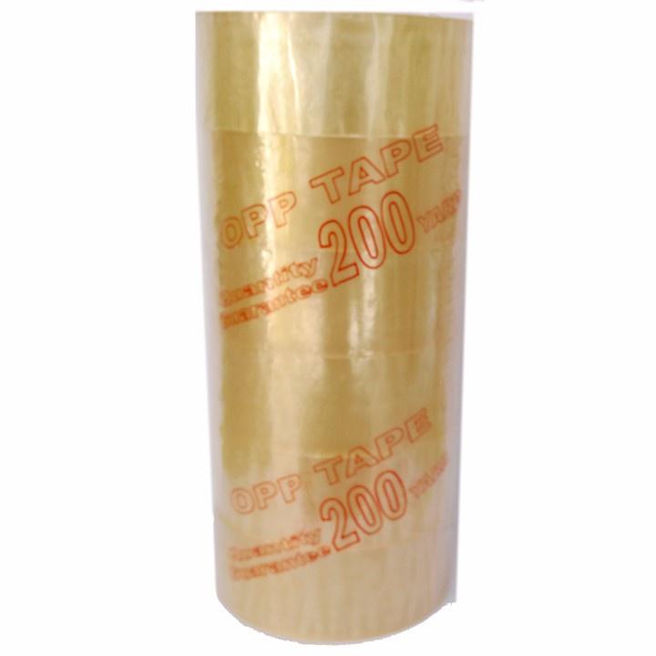 Băng keo dán thùng 200YARD - 6 cuộn 1 cây ( loại 1kg8 )