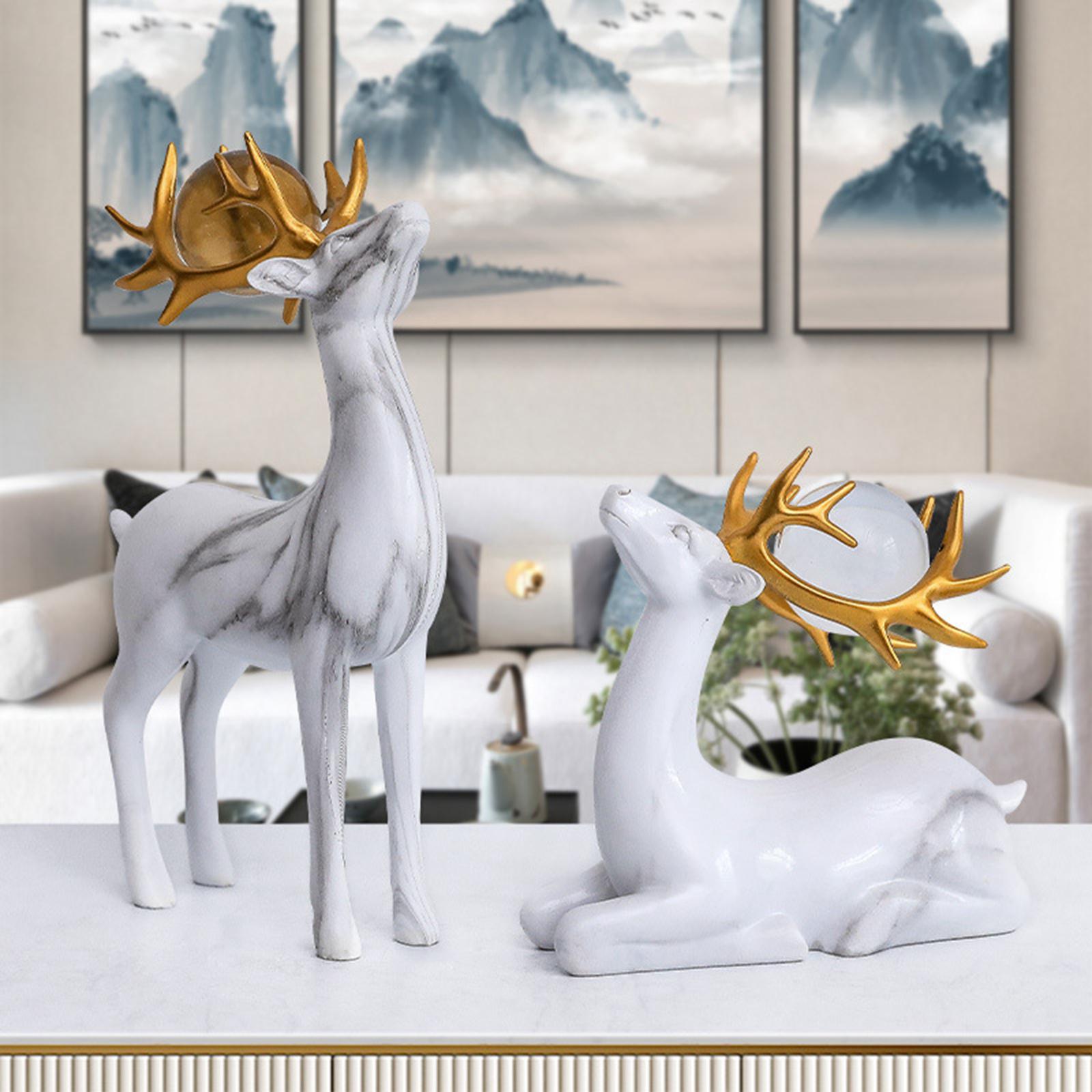 Statue Resin Figurine Sculpture for Bookcase Tabletop Decoration Gift