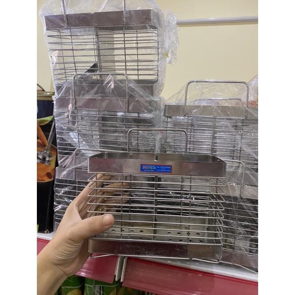 Giỏ đựng đũa thìa muỗng 2 ngăn TEBI HOME dày đẹp không rỉ