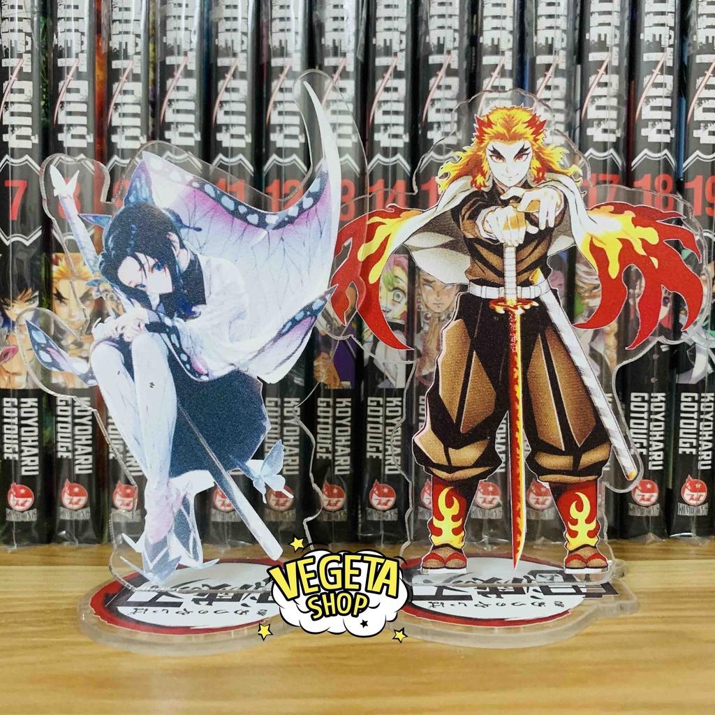 Mô Hình Tượng Standee Acrylic Mica 1 mặt - Thanh Gươm Diệt Quỷ Kimetsu No Yaiba - Tanjiro Nezuko Giyu Rengoku