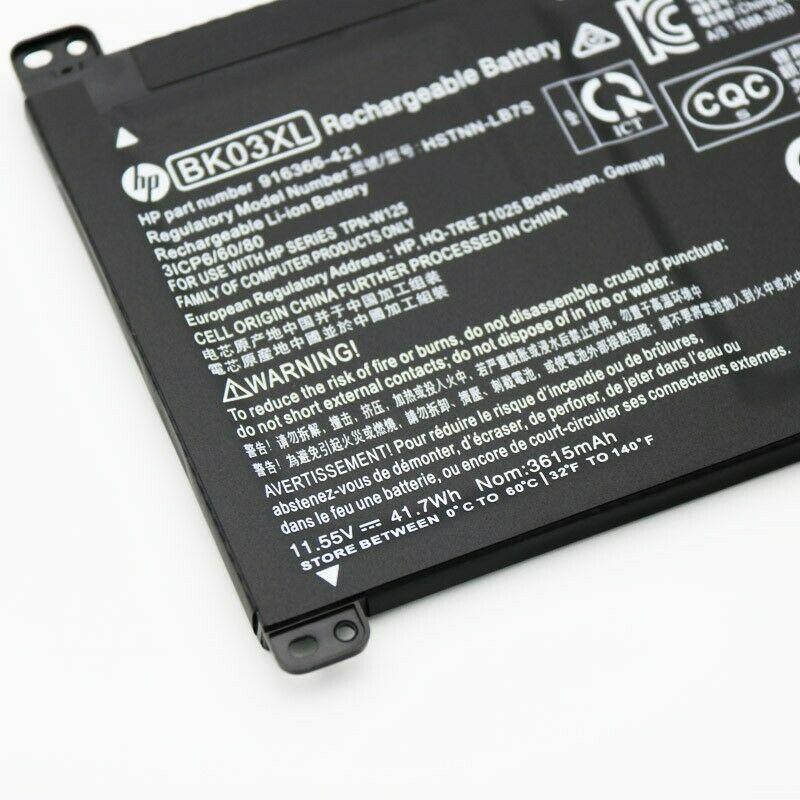 Pin Dùng Cho Laptop BK03XL HP Pavilion x360 14-BA 14M-BA 916366-421 916366-541 916811-855 BK03041XL HSTNN-LB7S HSTNN-UB7G