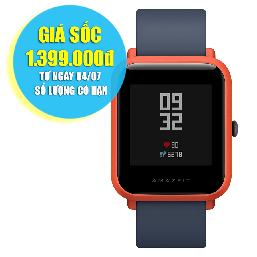 Đồng Hồ Thông Minh Xiaomi Amazfit Bip - Hàng Chính Hãng