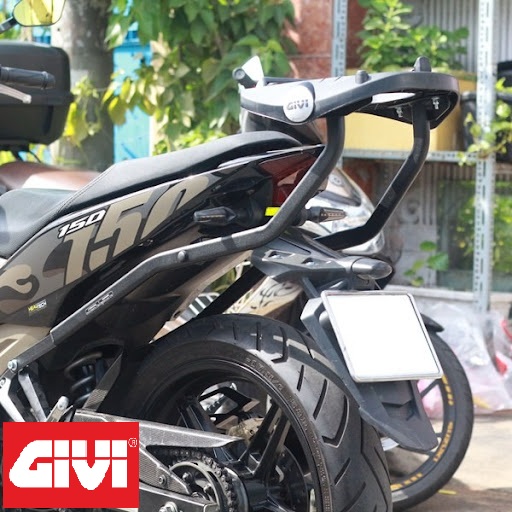 Cảng Sau Givi HRV Cho Xe  EXCITER 150/ Y15ZR Chịu Lực Tốt Có Đế Gắn Thùng Sau Hàng Chính Hãng