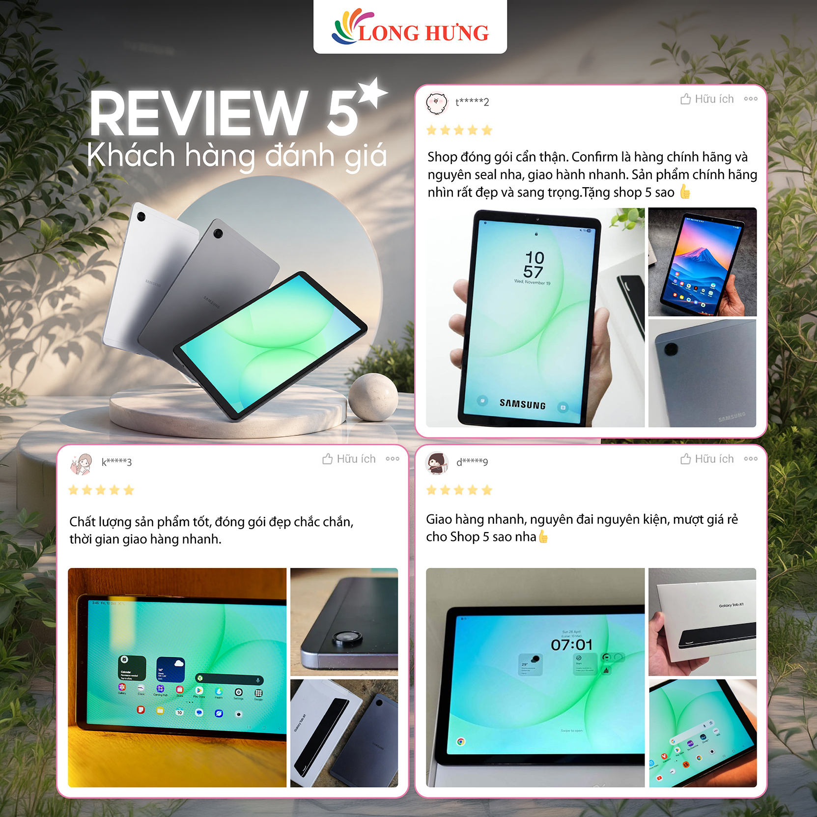 Máy tính bảng Samsung Galaxy Tab A11 LTE (4GB/64GB) - Hàng chính hãng