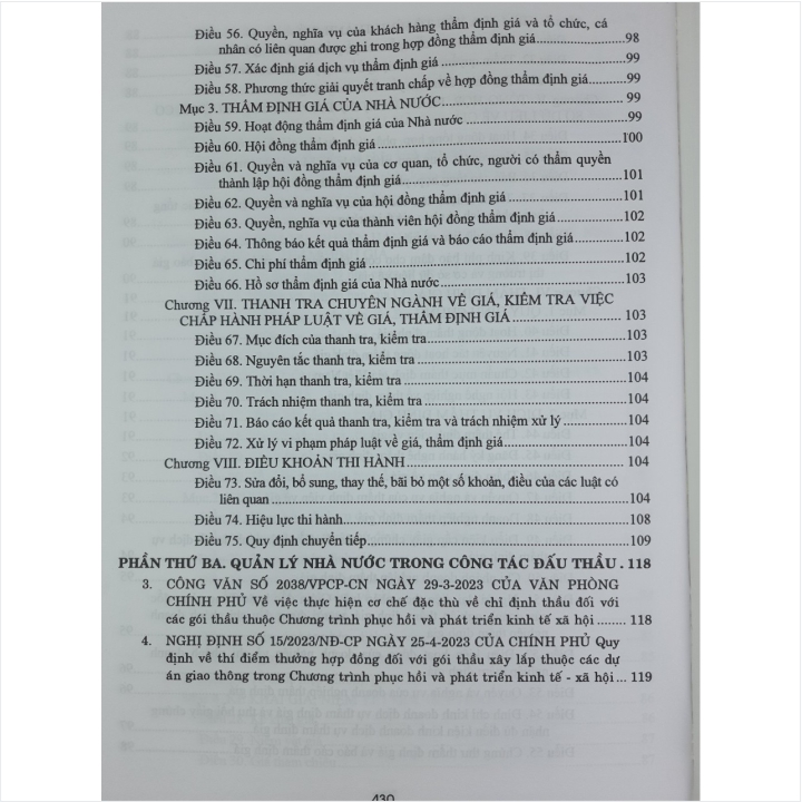 Sách Luật Đấu Thầu 2023 - Quy Định Lựa Chọn Nhà Thầu, Hạn Chế Thất Thoát, Lãng Phí, Tiêu Cực, Tham Nhũng Trong Lĩnh Vực Đấu Thầu - Luật Giá 2023 (V2243D)