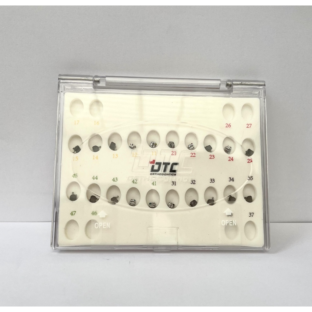 ắc Cài KL Tự Đóng 022_DTC (self-ligating mini Brackets 345 with hooks)_Dùng trong nha khoa_Niềng răng_Chỉnh nha[Ảnh thật][Chính hãng