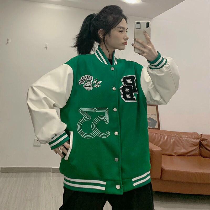 Áo Bomber Jacket Dù 2 Lớp AKKEFP Unisex Nam Nữ