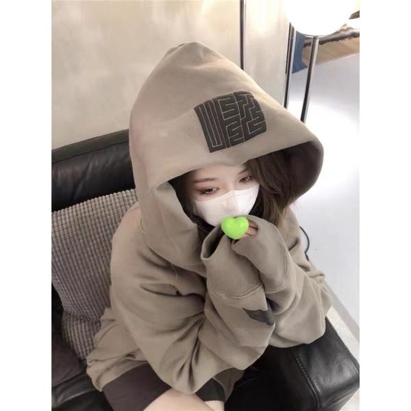 Áo Hoodie Nỉ Bông Dày Dặn Unisex Cho Cả Nam Và Nữ Phong Cách Ulzzang