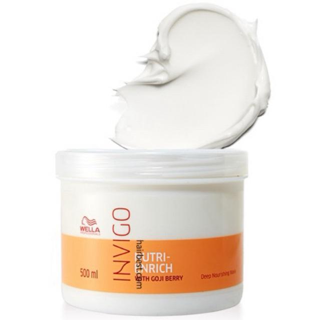 Bộ Dầu Gội Xả Hấp Ủ WELLA Invigo Nutri Enrich Dưỡng Ẩm Suôn Mượt Tóc Khô Hư Tổn Đức