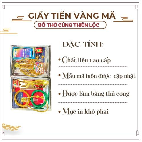 Bộ Phụ Kiện Giấy Cúng Ông & Bà - Hàng Mã Thiên Lộc