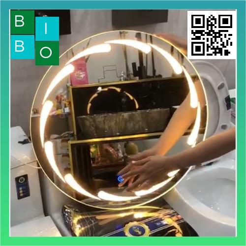 Gương Led Tròn Lốc Xoáy