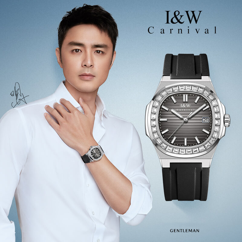 Đồng hồ nam chính hãng IW Carnival IW721G-5,kính sapphire,chống xước,chống nước 50m,Bh 24 tháng,máy cơ (automatic)