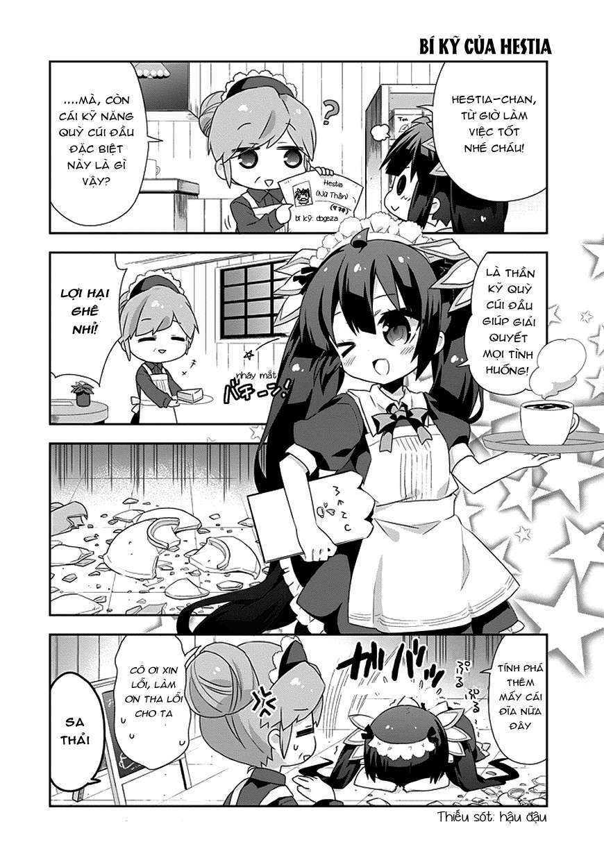 dungeon ni deai o motomeru no wa machigatte iru darou ka 4koma - days of goddess chapter 5 9