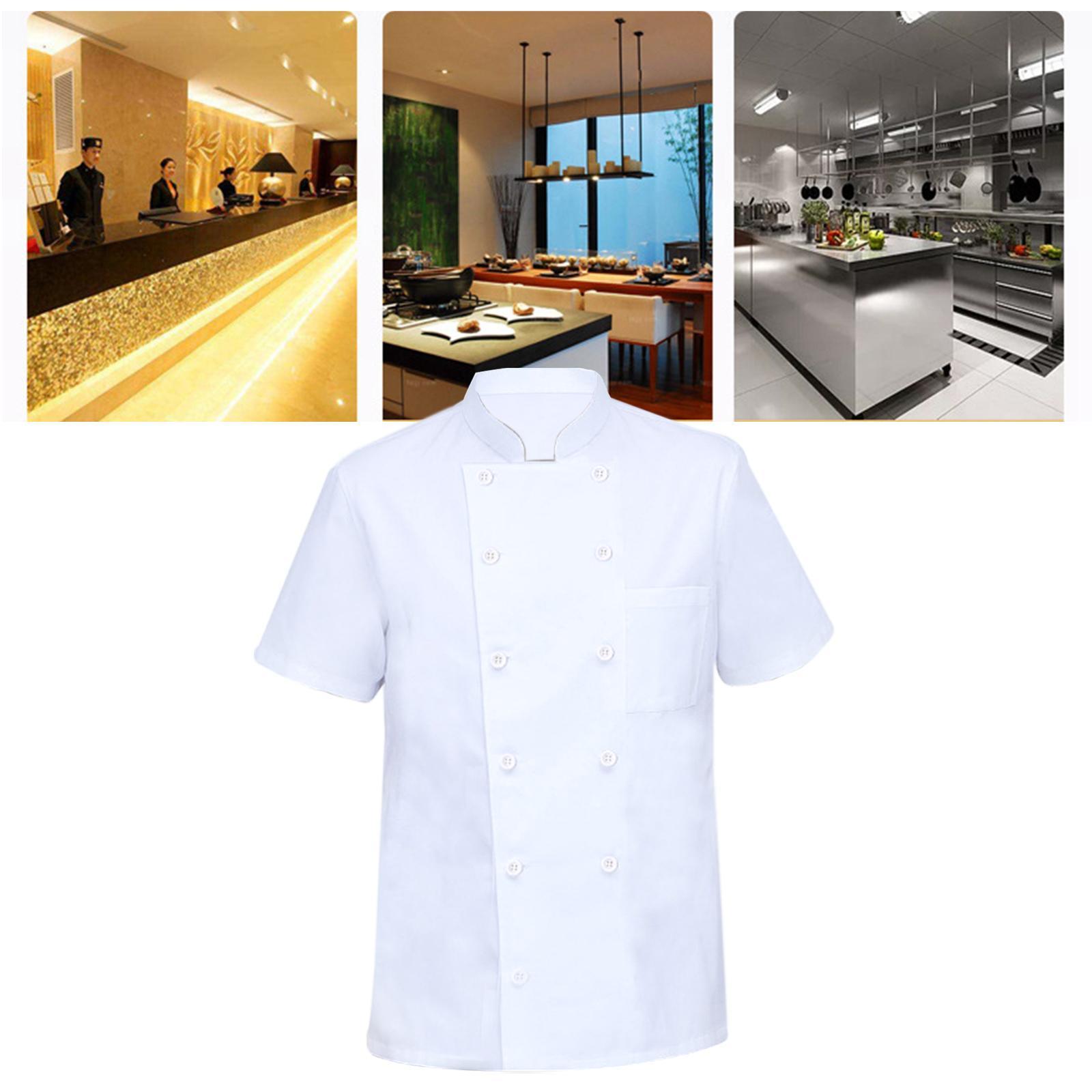 Universal Chef Clothes Cotton Uniform Lightweight for Cooking