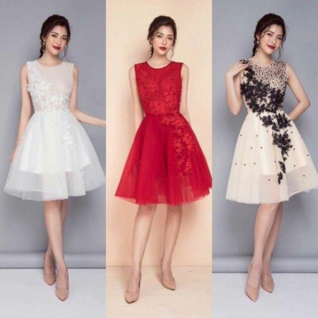 Đầm xòe dự tiệc công chúa siêu đẹp