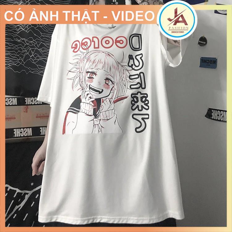 Áo Thun Nữ in hình Anime HIMIKO TOGA core chất cotton thoáng mát ,áo phông ngắn tay JASHOP JASHOP