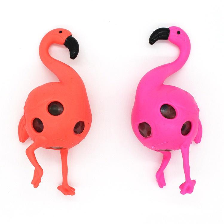 Squishy Hình Con Hồng Hạc Thiên Nga bóp ra hạt nở giải trí mềm mịn siêu đàn hồi giải tỏa căng thẳng