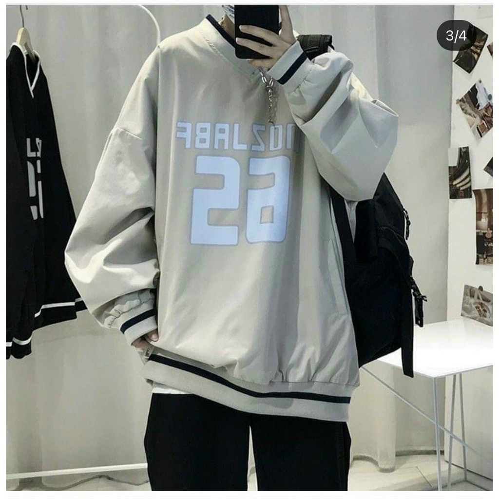 Áo Sweater Unisex Hàn Quốc Tay Phồng Số 26 - SUSUGIRL - Hoodie Nam Nữ Couple Phong Cách Vintage