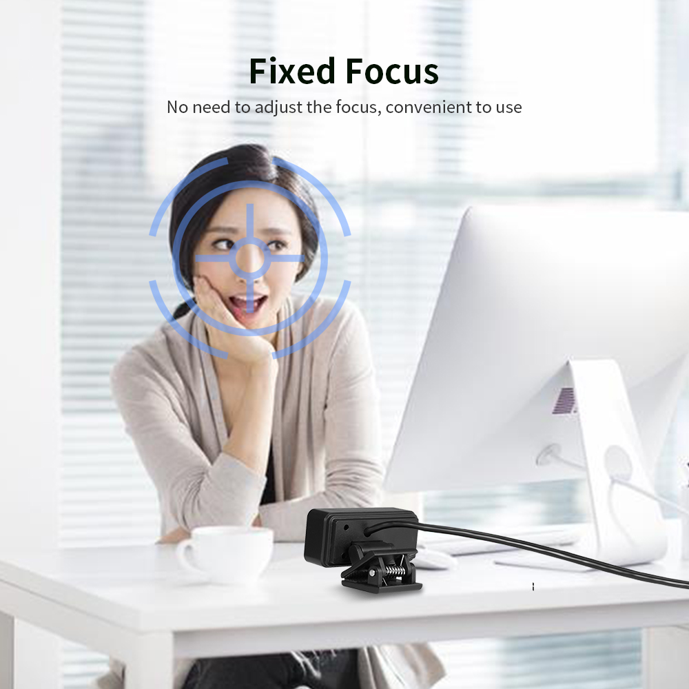 Webcam Tích hợp micrô Độ nét cao không có ổ đĩa cho Máy tính xách tay PC