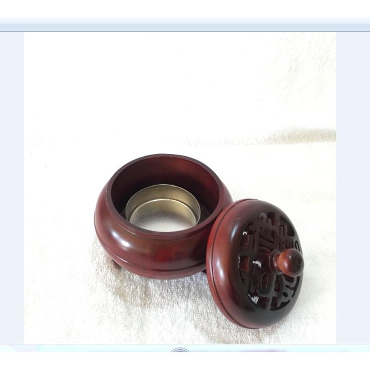 LƯ ĐỐT TRẦM HƯƠNG BẰNG GỖ HƯƠNG CHUẨN 100% SIZE 13CM