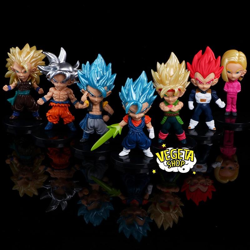 Mô hình Dragon Ball - Z Super WCF - Goku UI Ultra Instinct Vegeta Gogeta Vegeto Vegito Gohanks SSJ3 Android 18 Bardock
